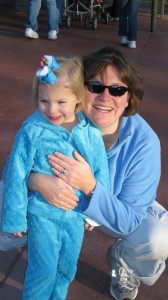Family time is an important balance. Jennifer with her daughter, Lacy, at Disney World.